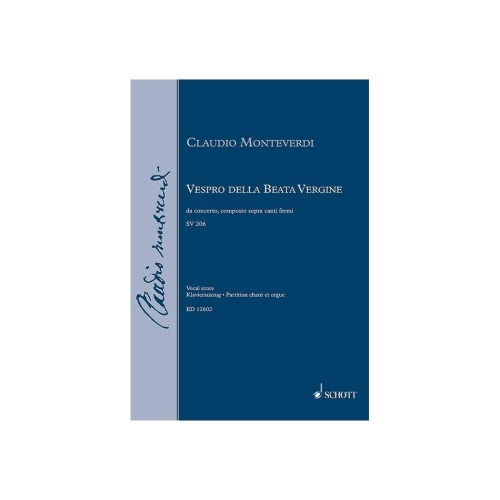 Monteverdi, Claudio - Vespro della Beata Vergine  SV 206