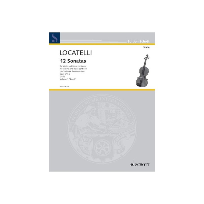 Locatelli, Pietro - 12 Sonatas op. 6  Vol. 1