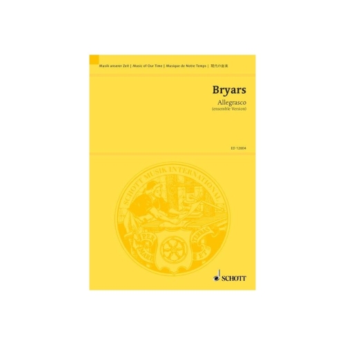 Bryars, Gavin - Allegrasco 