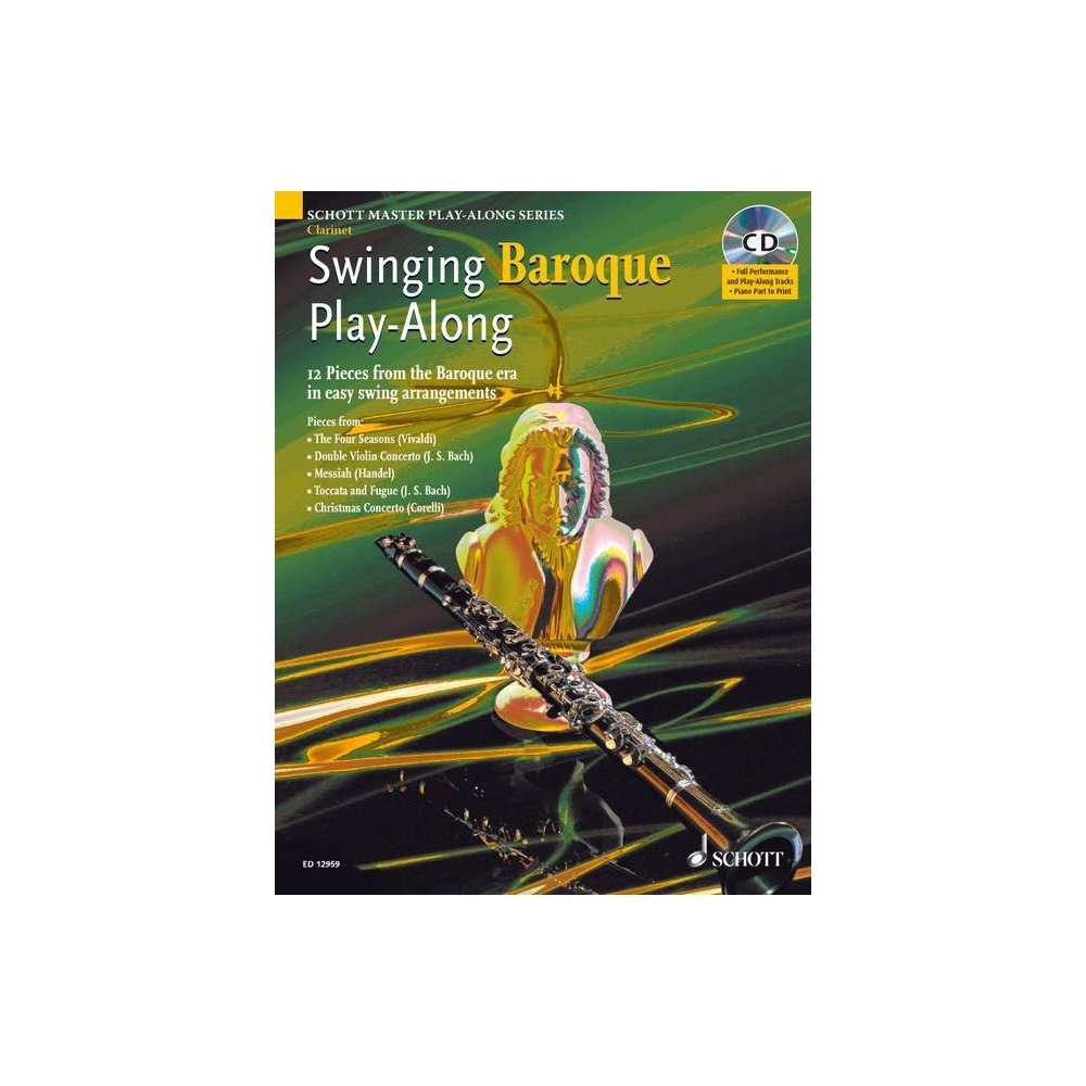 Swinging Baroque Play-Along - 12 Pieces from the Baroque era in easy swing arrangements