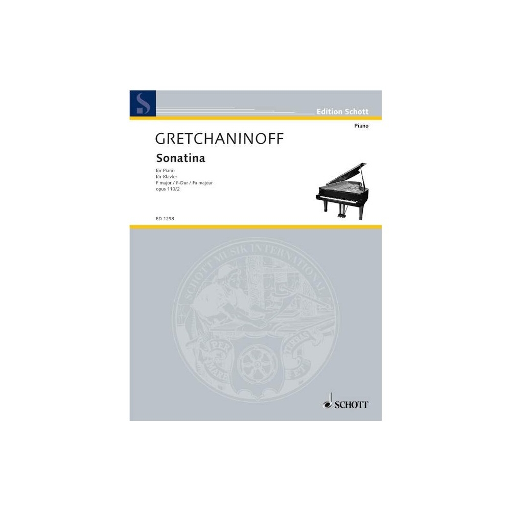 Gretchaninow, Alexandr - Sonatina op. 110 