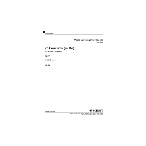 Castelnuovo-Tedesco, Mario - 2. Concerto in C op. 160