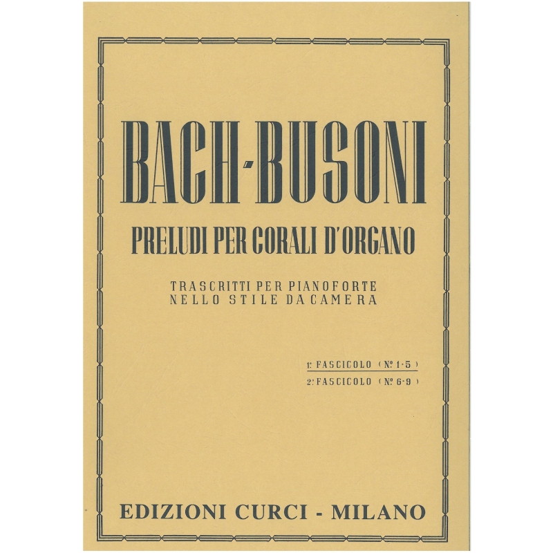Bach, J.S - Preludi Vol.1 (1-5) (Busoni)