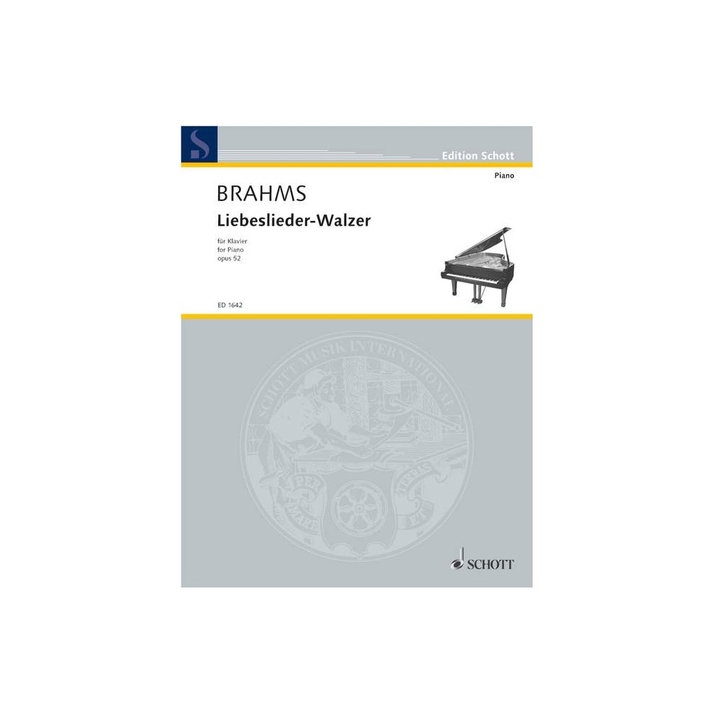 Brahms, Johannes - Songbook-Waltzes op. 52 
