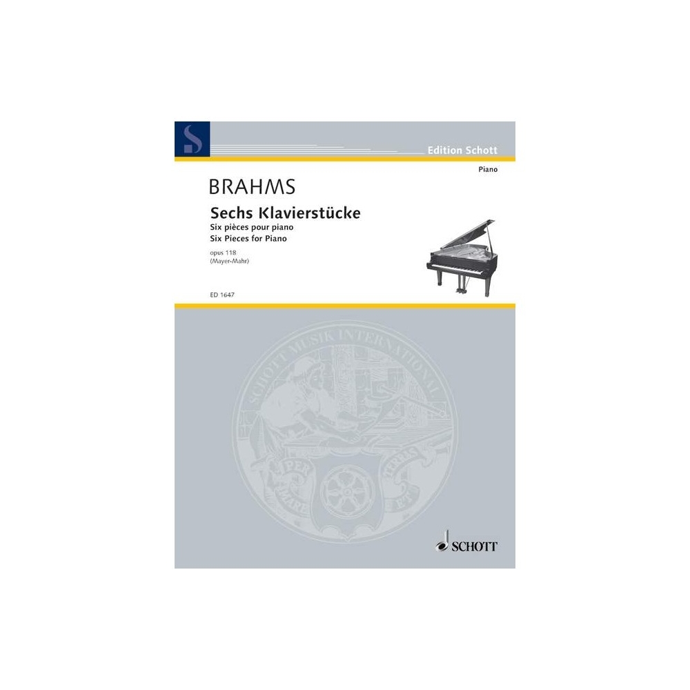 Brahms, Johannes - Six Pieces for Piano op. 118 