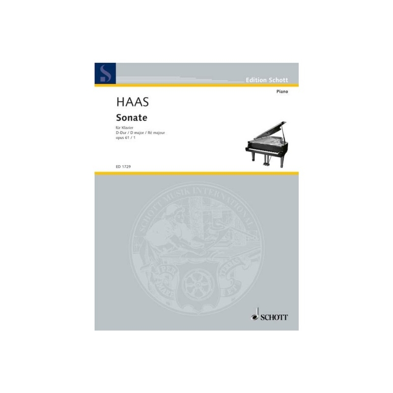 Haas, Joseph - Two Sonatas op. 61 