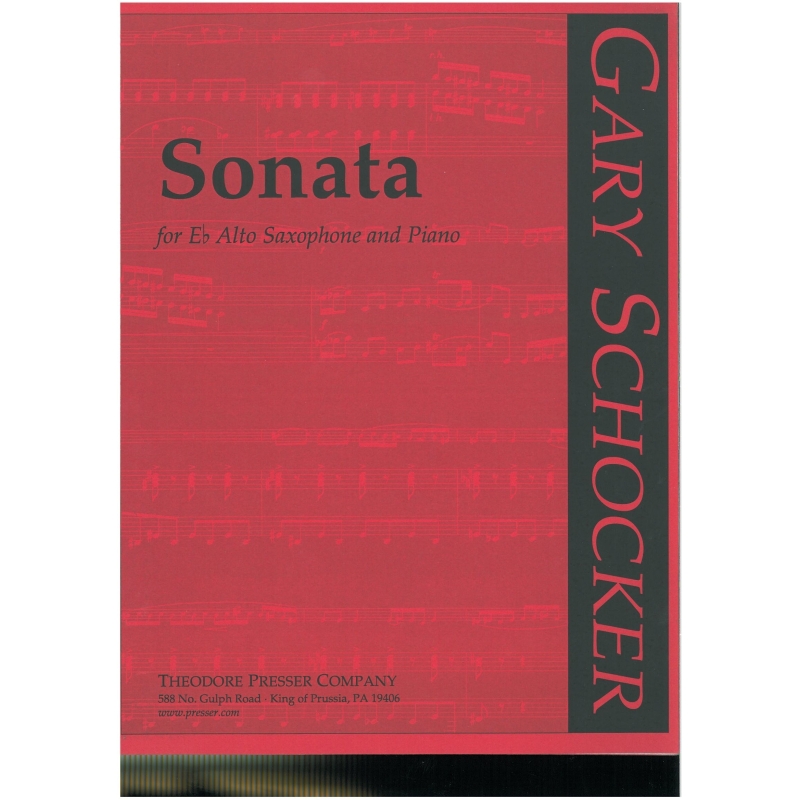 Schocker, Gary - Sonata for E flat (Eb) Sax