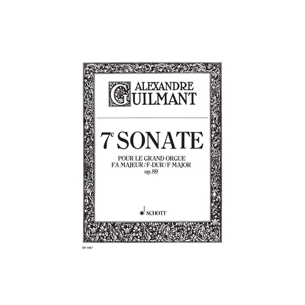 Guilmant, Félix Alexandre - 7. Sonata F Major op. 89/7