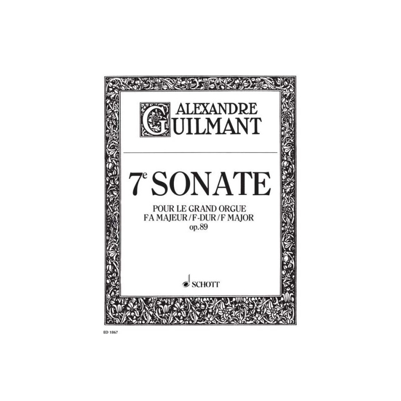 Guilmant, Félix Alexandre - 7. Sonata F Major op. 89/7