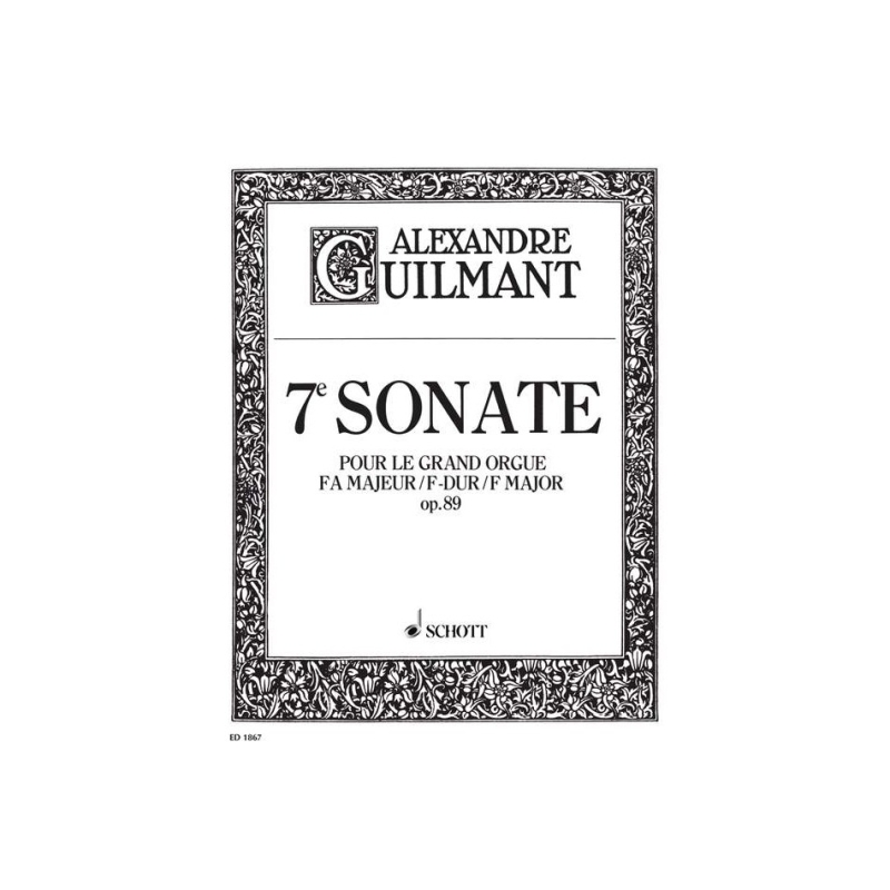 Guilmant, Félix Alexandre - 7. Sonata F Major op. 89/7 