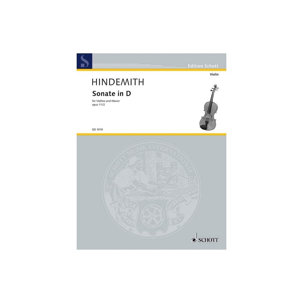 Hindemith, Paul - Sonata in D Major op. 11/2