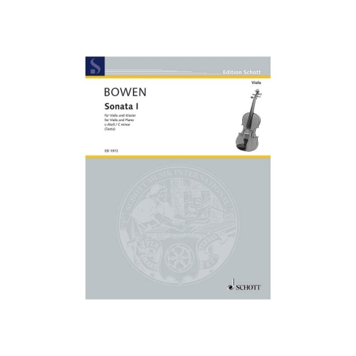 Bowen, York - Sonate No. 1 C Minor op. 18