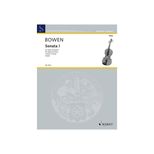 Bowen, York - Sonata No. 1...