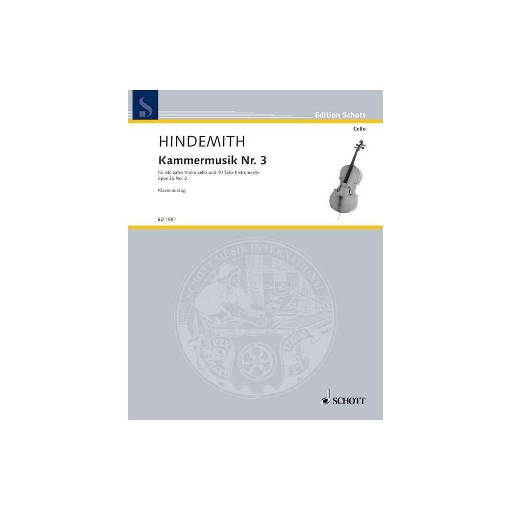 Hindemith, Paul - Chamber music No. 3 op. 36/2