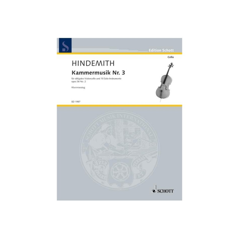 Hindemith, Paul - Chamber music No. 3 op. 36/2