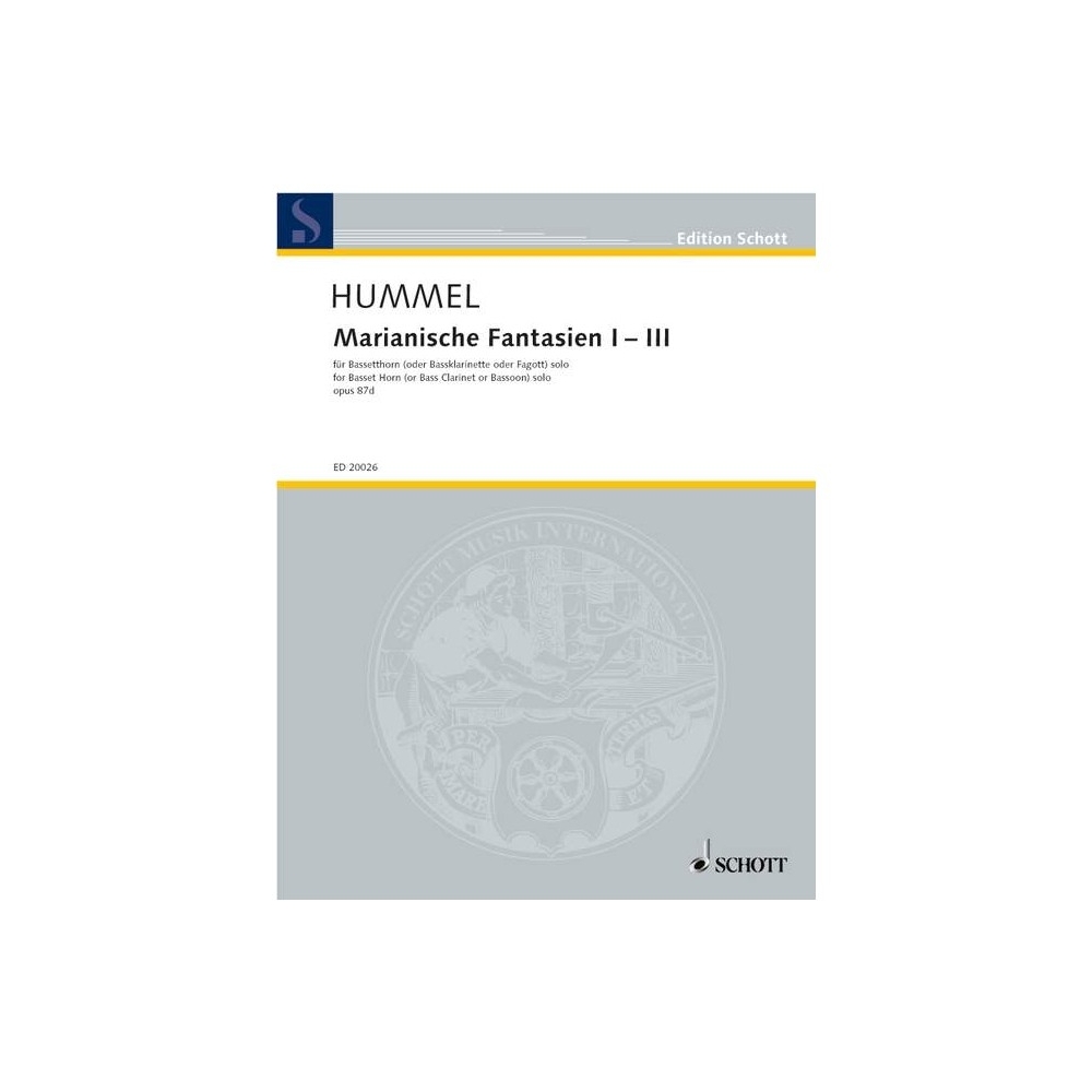 Hummel, Bertold - Marianische Fantasien I - III op. 87d
