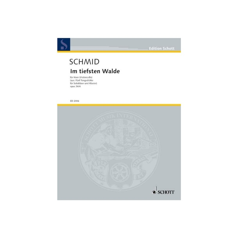 Schmid, Heinrich Kaspar - Im tiefsten Walde op. 34/4 