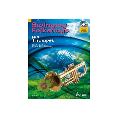 Swinging Folksongs for Trumpet - plus CD: Full performances and Play-Along-Tracks - Piano part to print