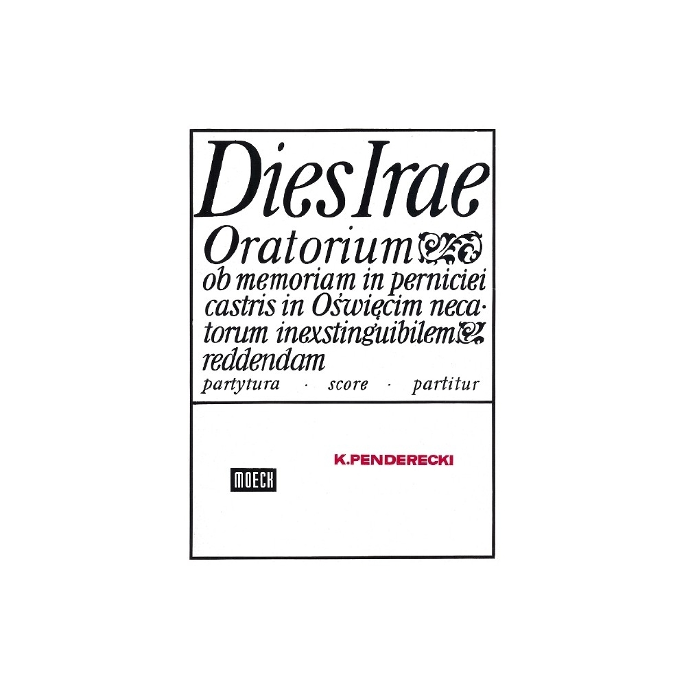 Penderecki, Krzysztof - Dies irae 
