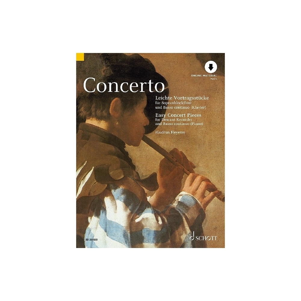 Concerto - Easy Pieces for Descant Recorder and Piano (Harpsichord)
