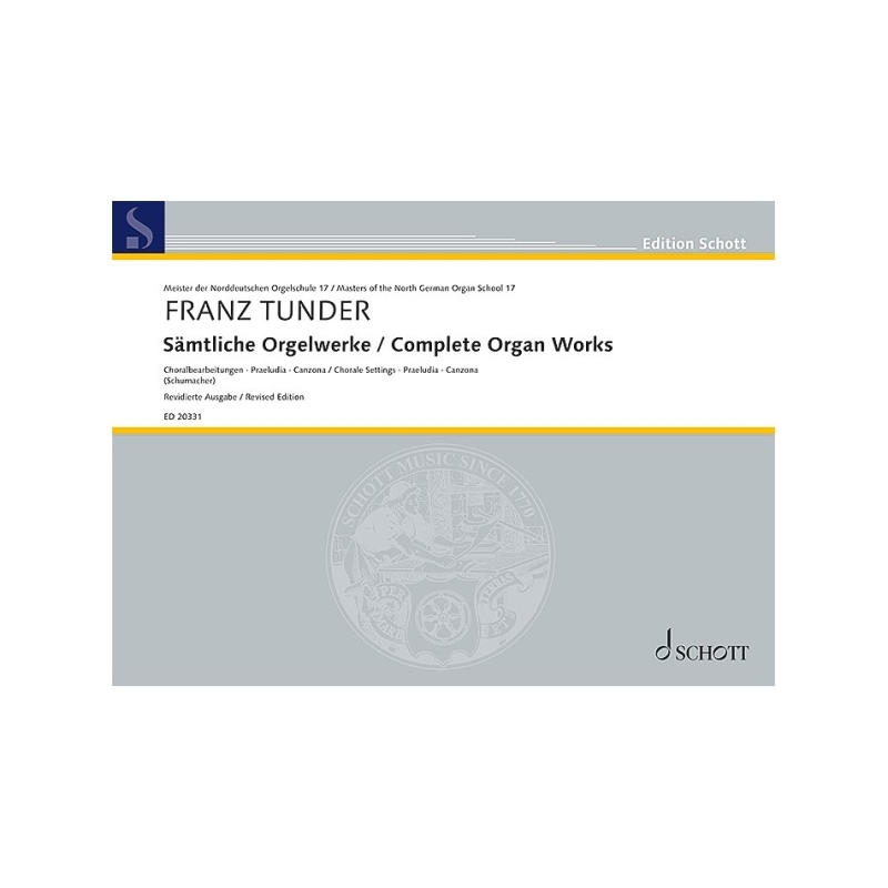 Tunder, Franz - Complete Organ Works Vol. 17