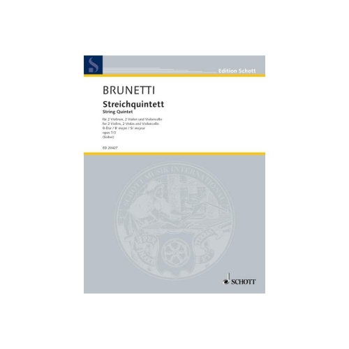 Brunetti, Gaetano - String Quintet B flat major op. 7/3