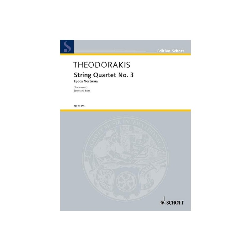 Theodorakis, Mikis - String Quartet No. 3