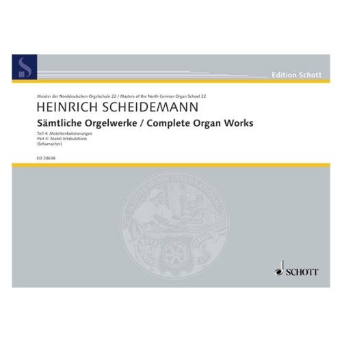 Scheidemann, Heinrich - Complete Organ Works   Band 4