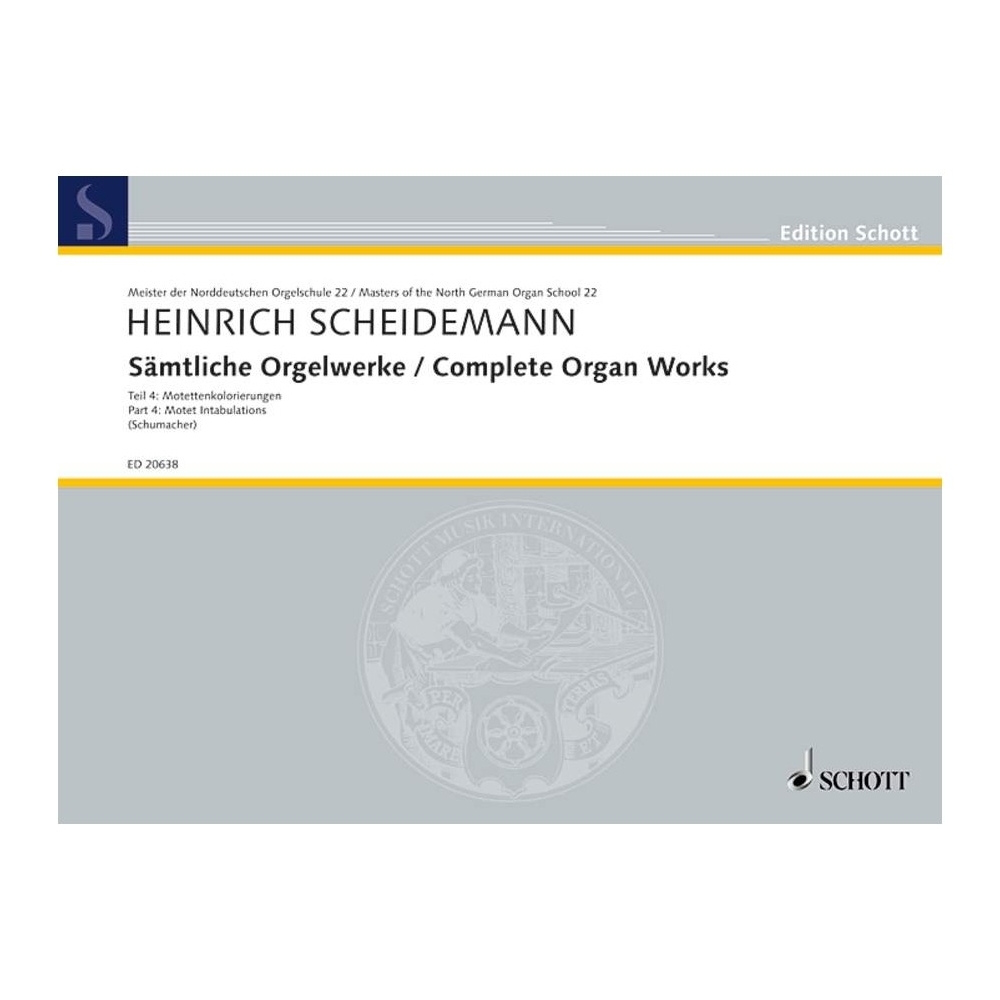 Scheidemann, Heinrich - Complete Organ Works   Band 4