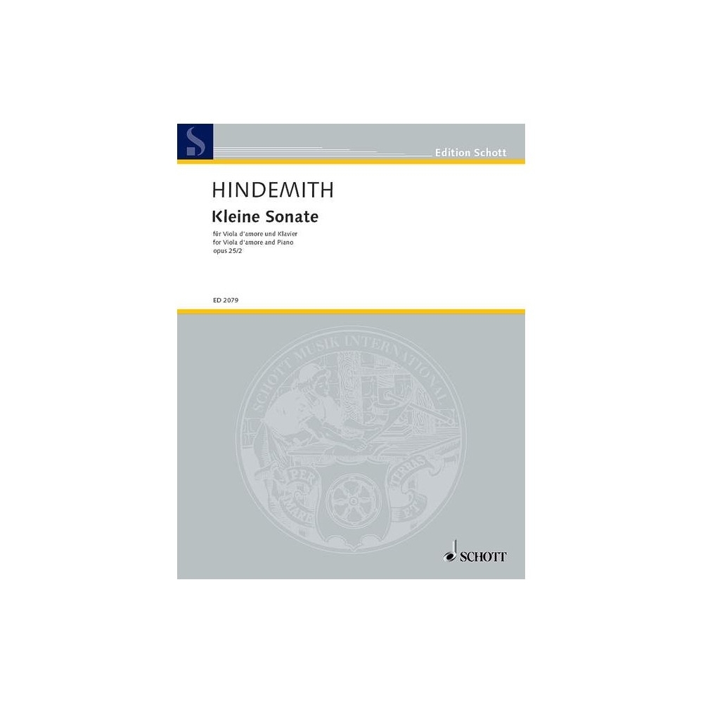 Hindemith, Paul - Little Sonata op. 25/2