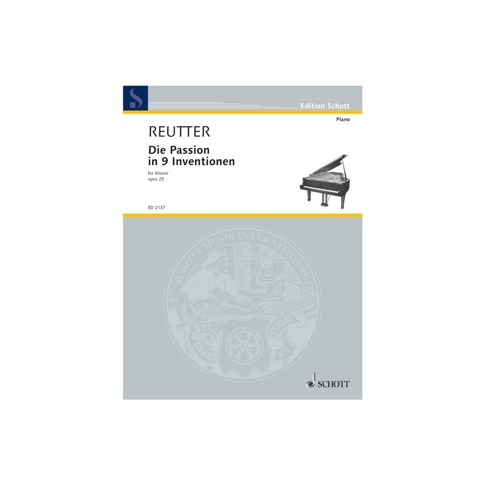 Reutter, Hermann - Die Passion in 9 Inventionen op. 25