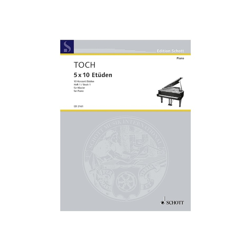 Toch, Ernst - 10 Concert Etudes op. 55  Band 1
