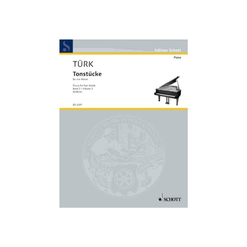 Tuerk, Daniel Gottlob - Tone piece for four hands   Band 2