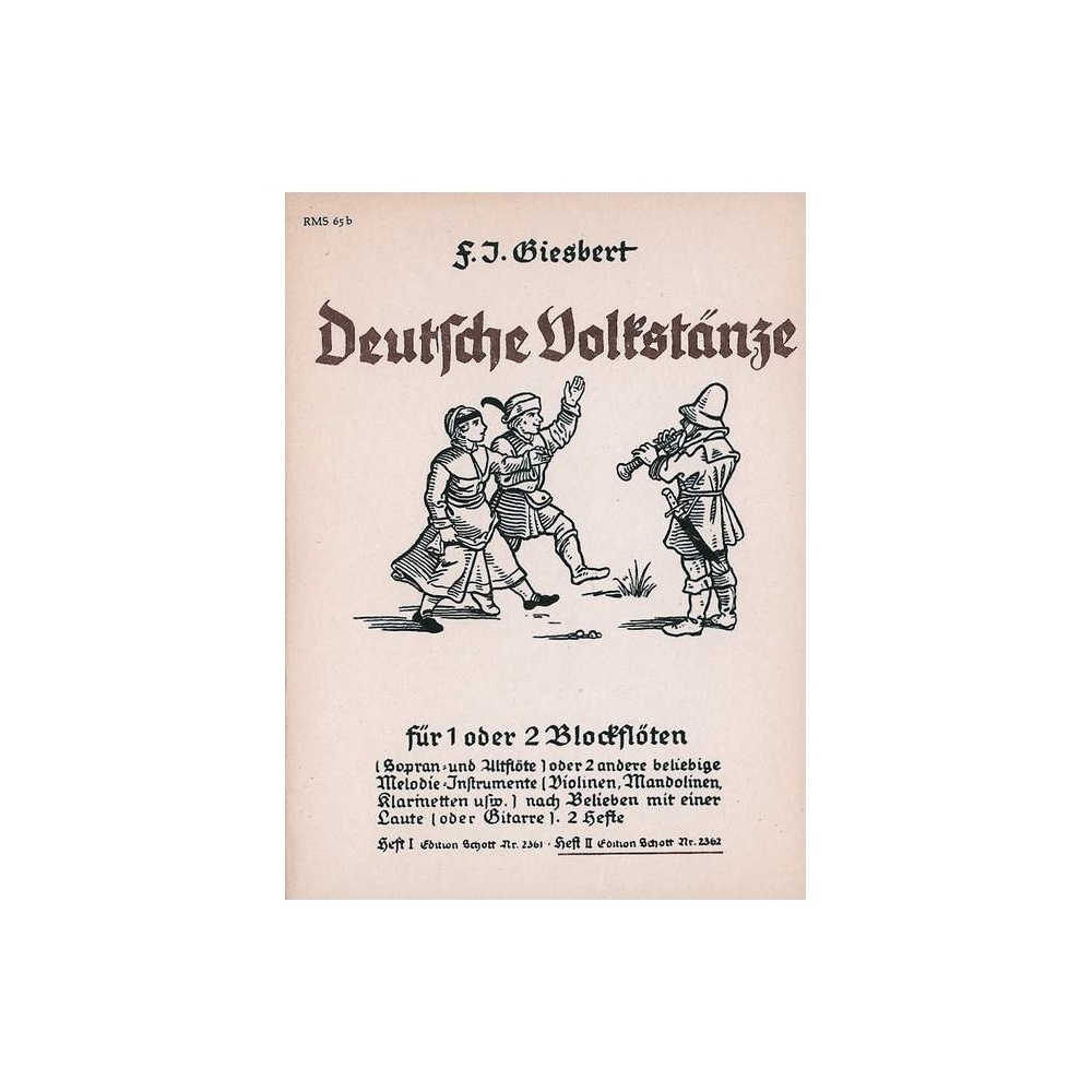 Deutsche Volkstänze   Band 2 - Eine Sammlung der schönsten Volkstänze und Reigenlieder