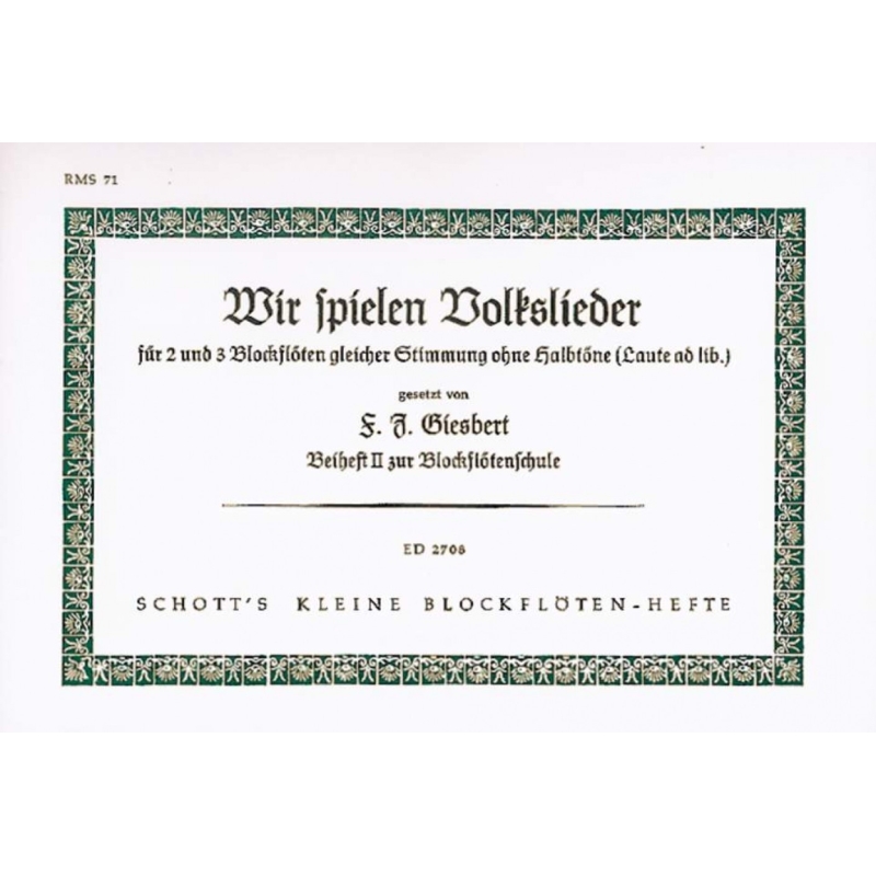 Wir spielen Volkslieder