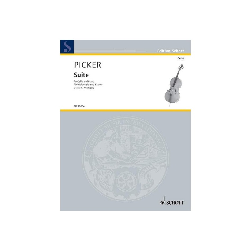 Picker, Tobias - Suite for Cello and Piano