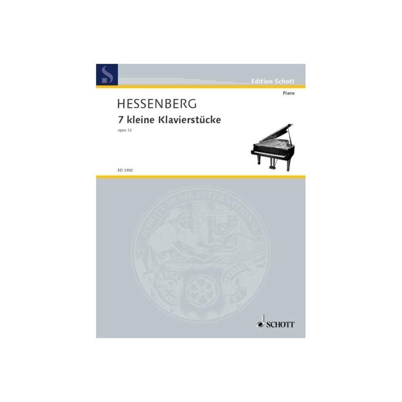 Hessenberg, Kurt - Seven little piano pieces op. 12