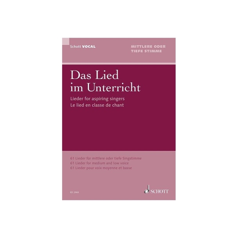 Lieder for aspiring singers 