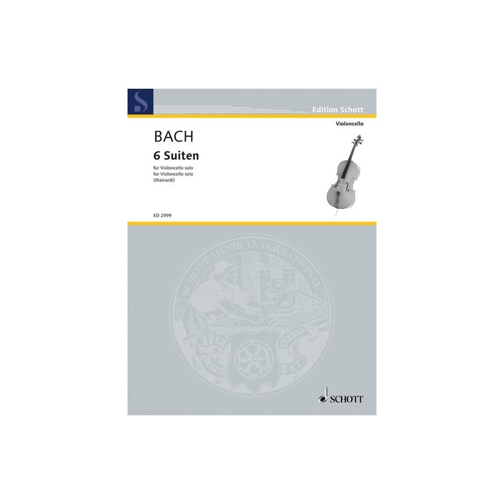 Bach, Johann Sebastian - Six Suites for violoncello solo  BWV 1007-1012