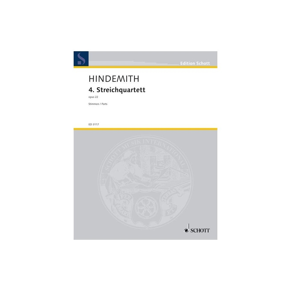 Hindemith, Paul - 4th String Quartet op. 22