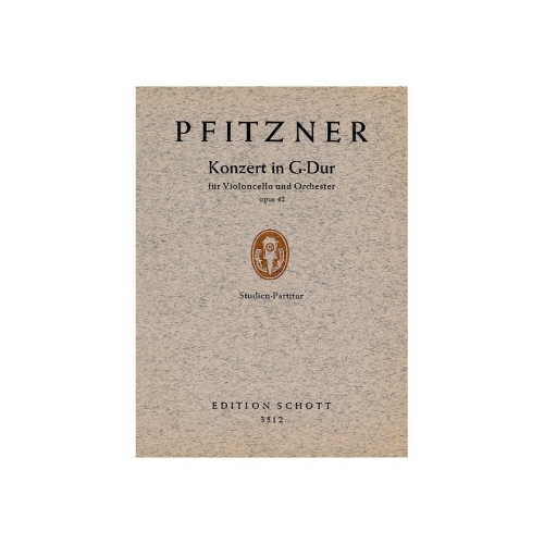 Pfitzner, Hans - Cello...