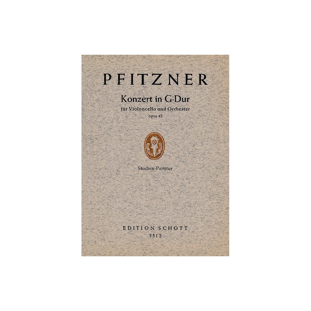 Pfitzner, Hans - Cello Concerto in G Major op. 42 
