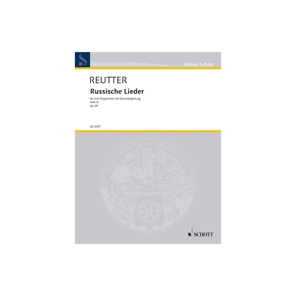 Reutter, Hermann - Russische Lieder op. 68 