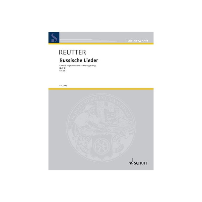 Reutter, Hermann - Russische Lieder op. 68