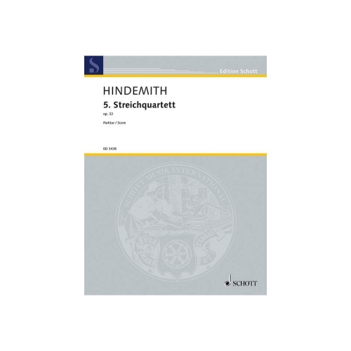Hindemith, Paul - 5th String Quartet op. 32