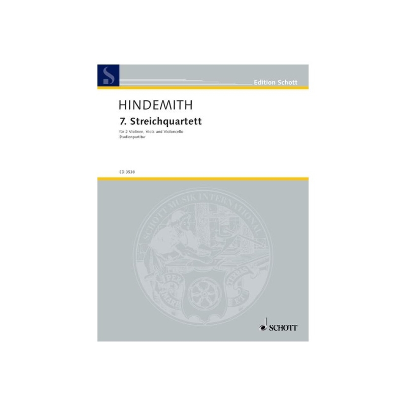 Hindemith, Paul - 7th  String Quartet in E flat