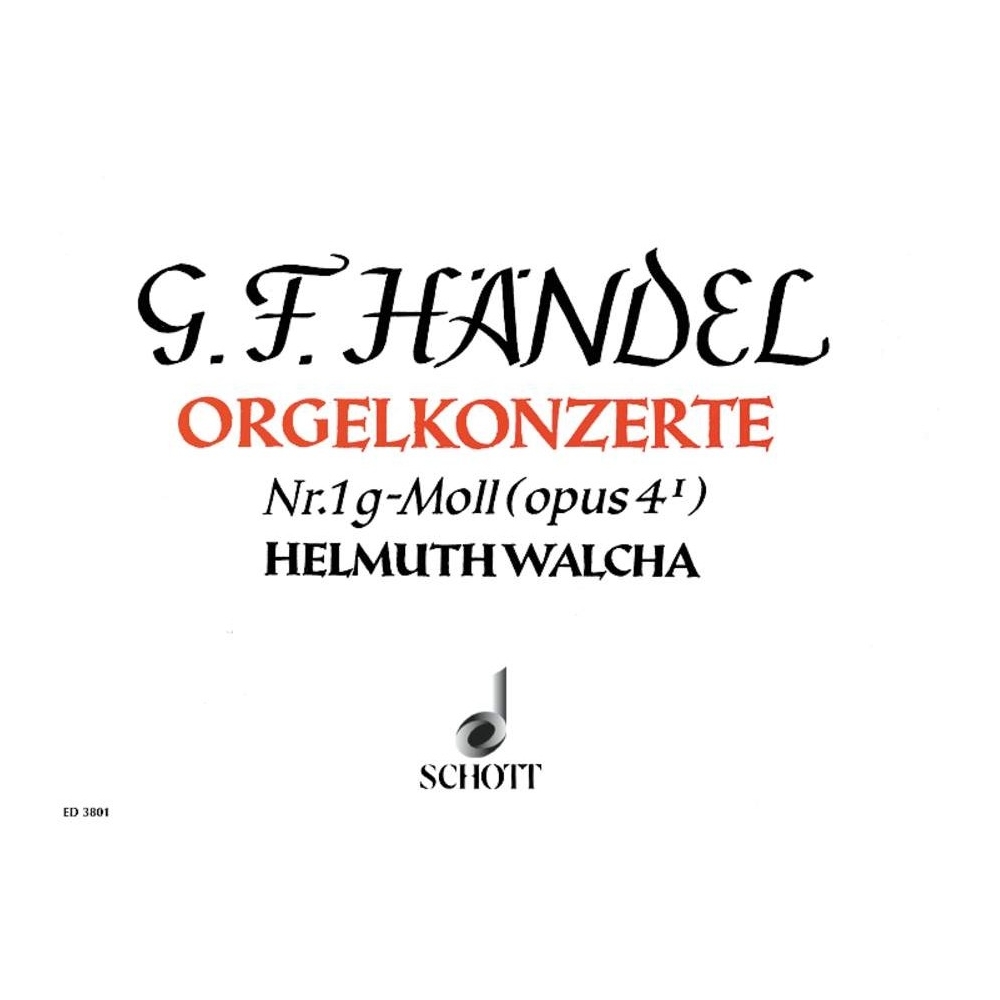 Handel, George Frideric - Organ Concerto No. 1 g minor op. 4/1 HWV 289