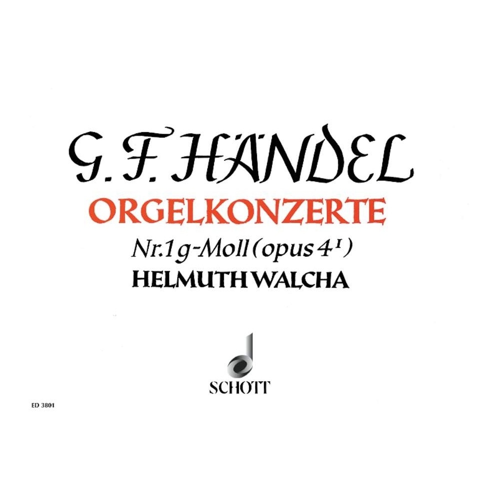 Handel, George Frideric - Organ Concerto No. 1 g minor op. 4/1 HWV 289 