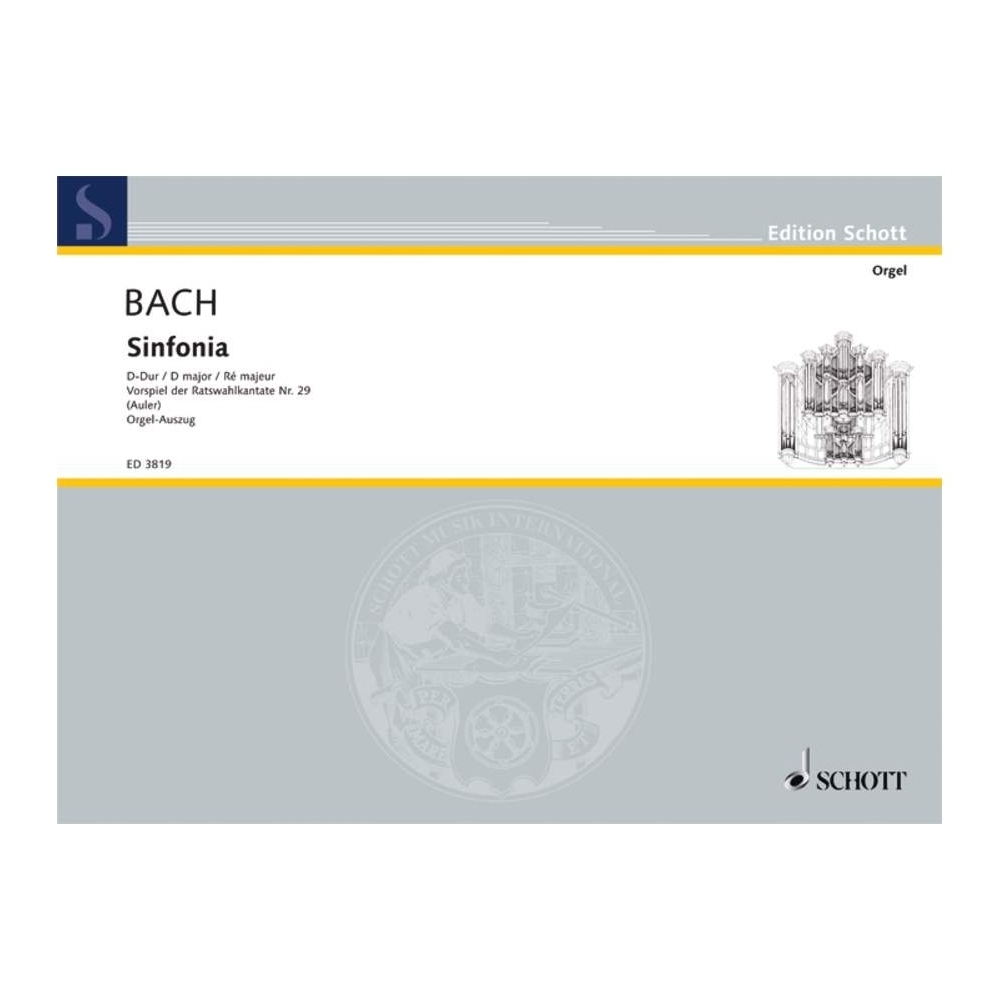 Bach, J.S - Sinfonia D major 