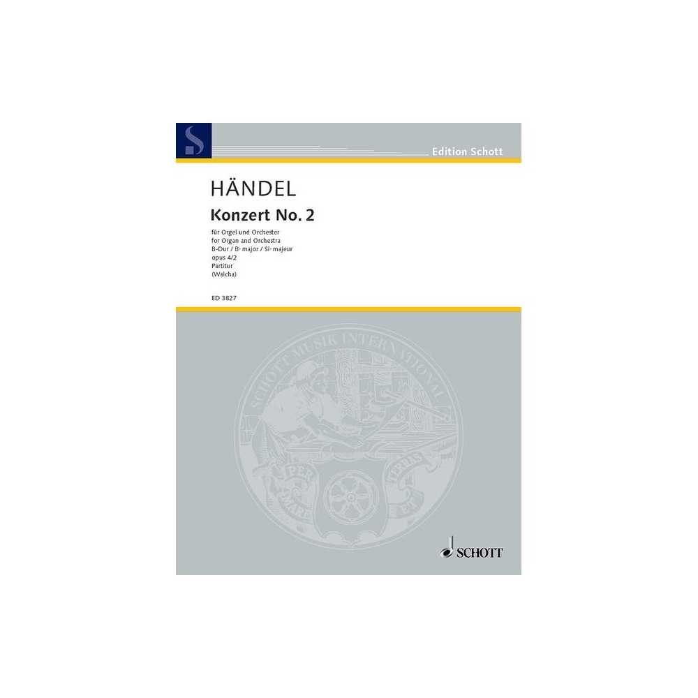 Handel, George Frideric - Organ Concerto No. 2 B Major op. 4/2 HWV 290